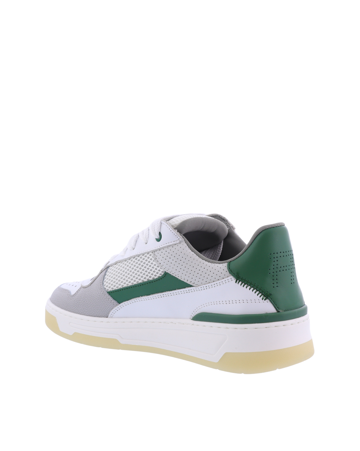 Heren Cruiser Sneaker Wit/Groen