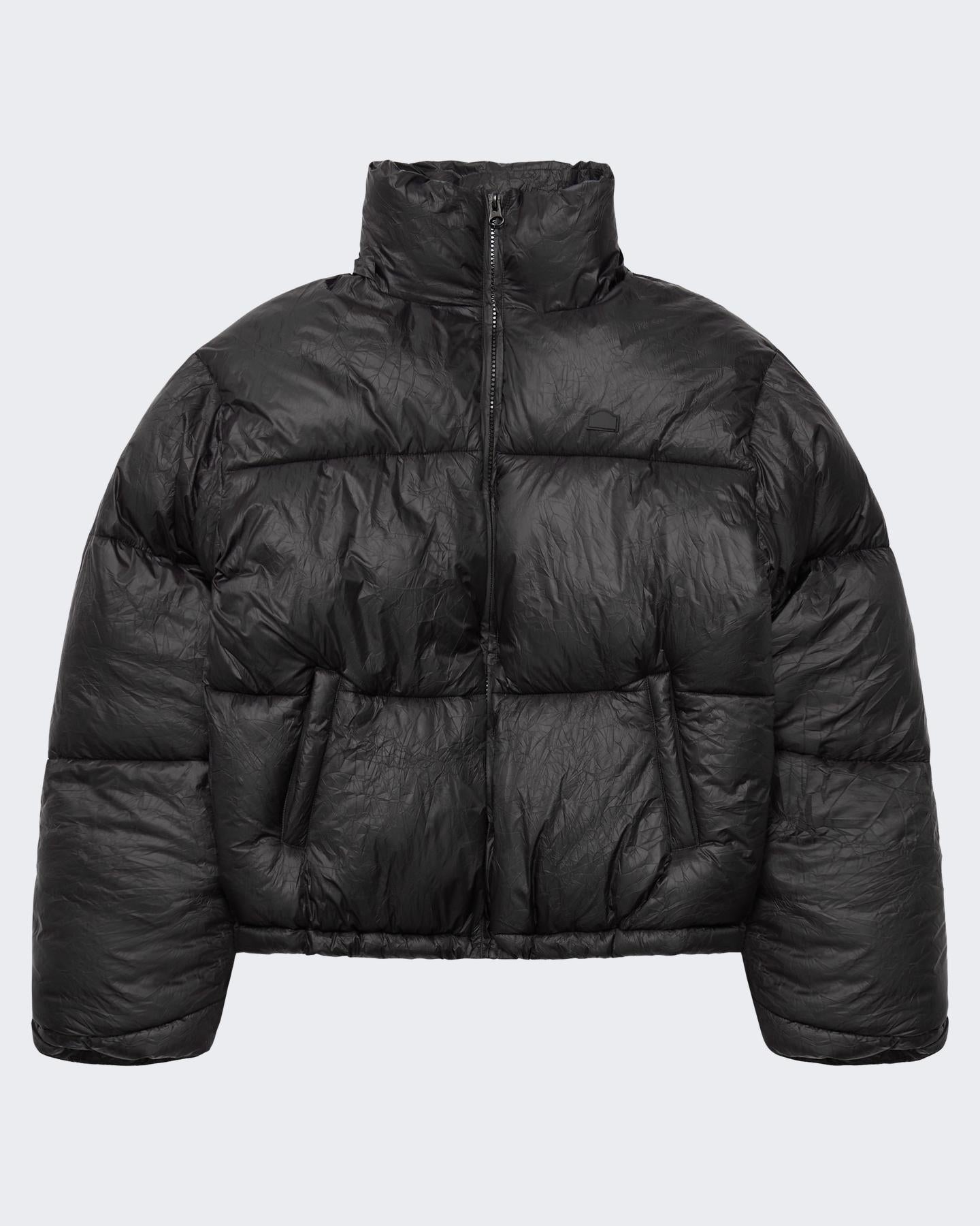Heren Wrinkled Puffer Jacket