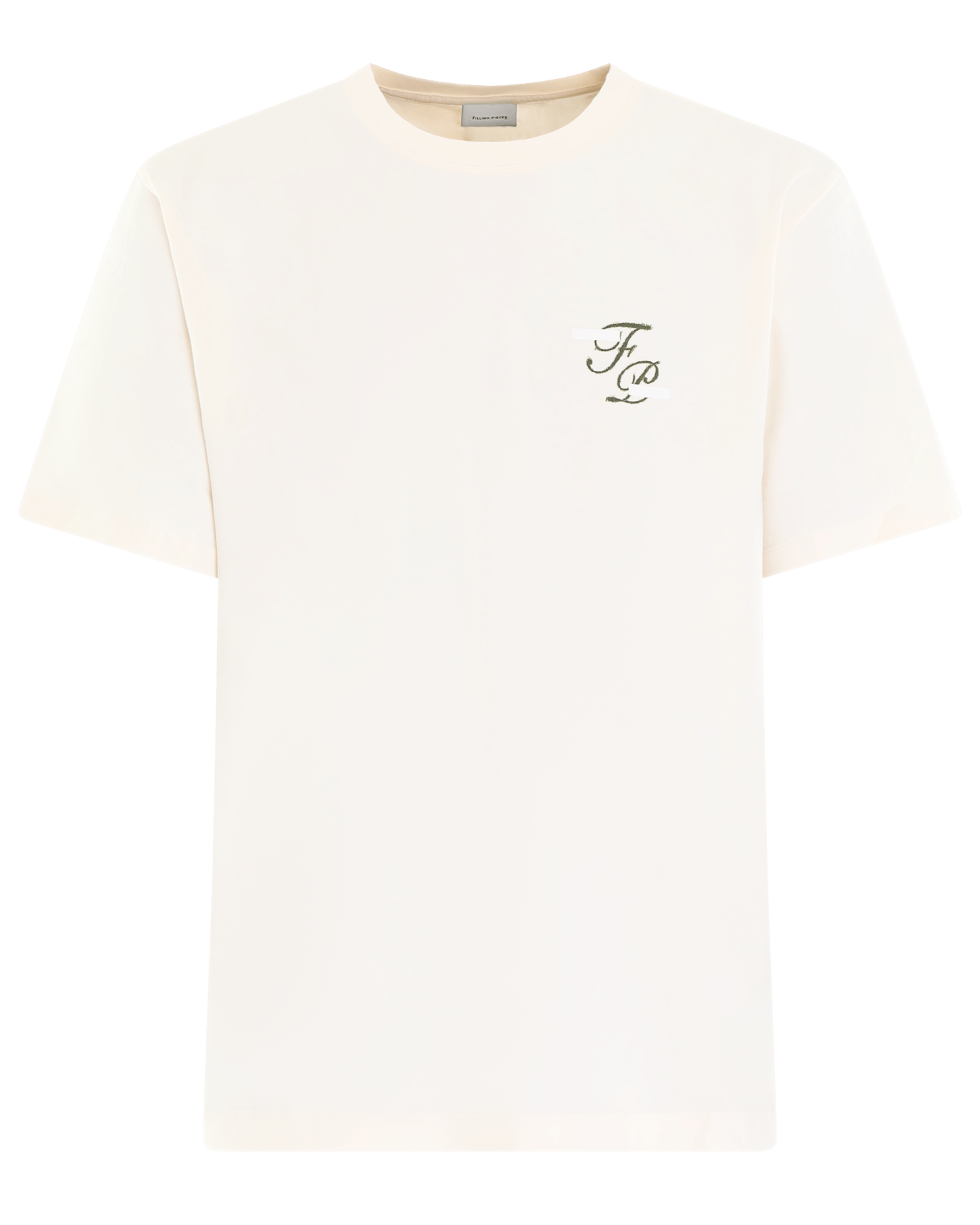 Filling Pieces Heren Topiary T-Shirt Wit - Eleganza.nl