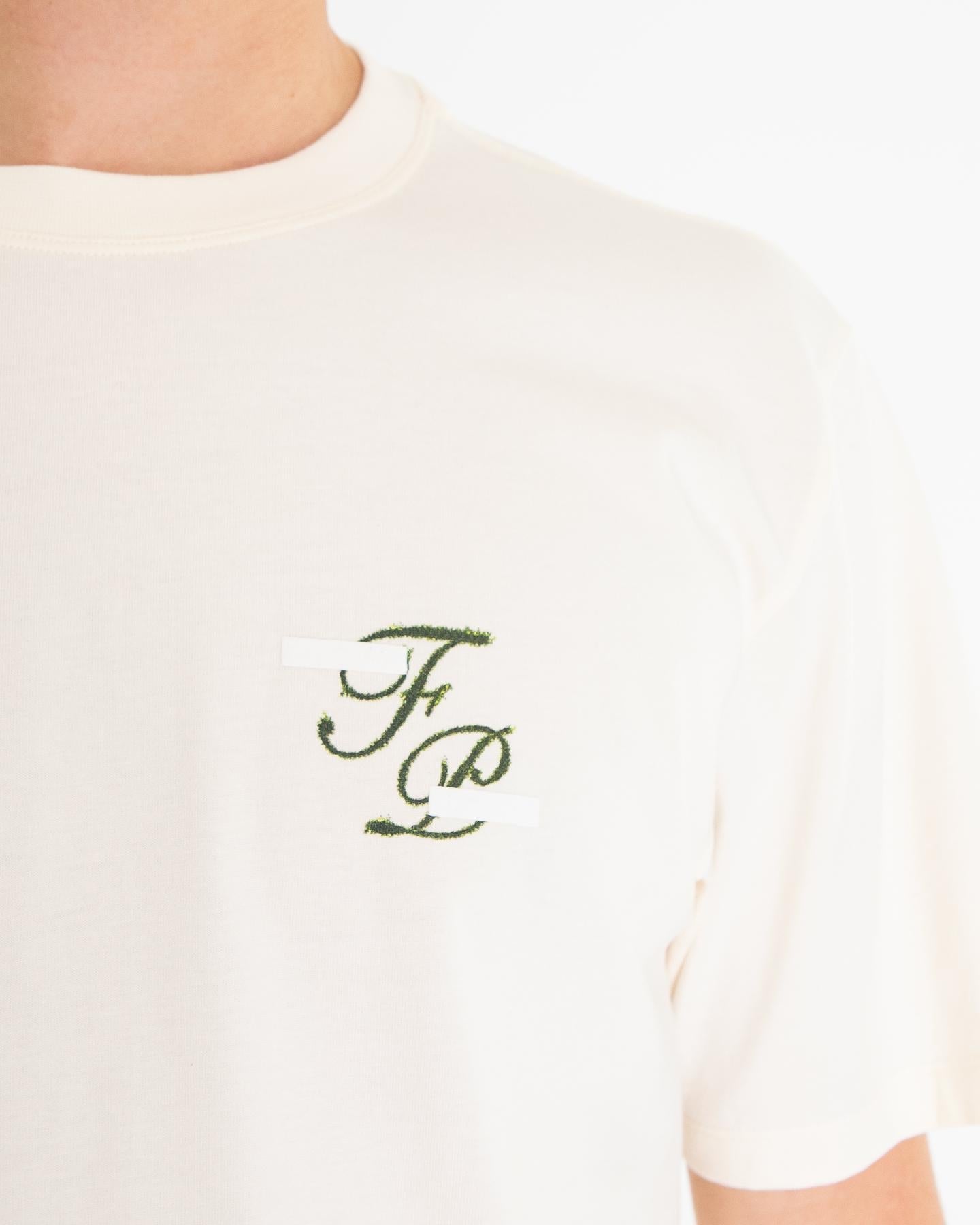 Filling Pieces Heren Topiary T-Shirt Wit - Eleganza.nl