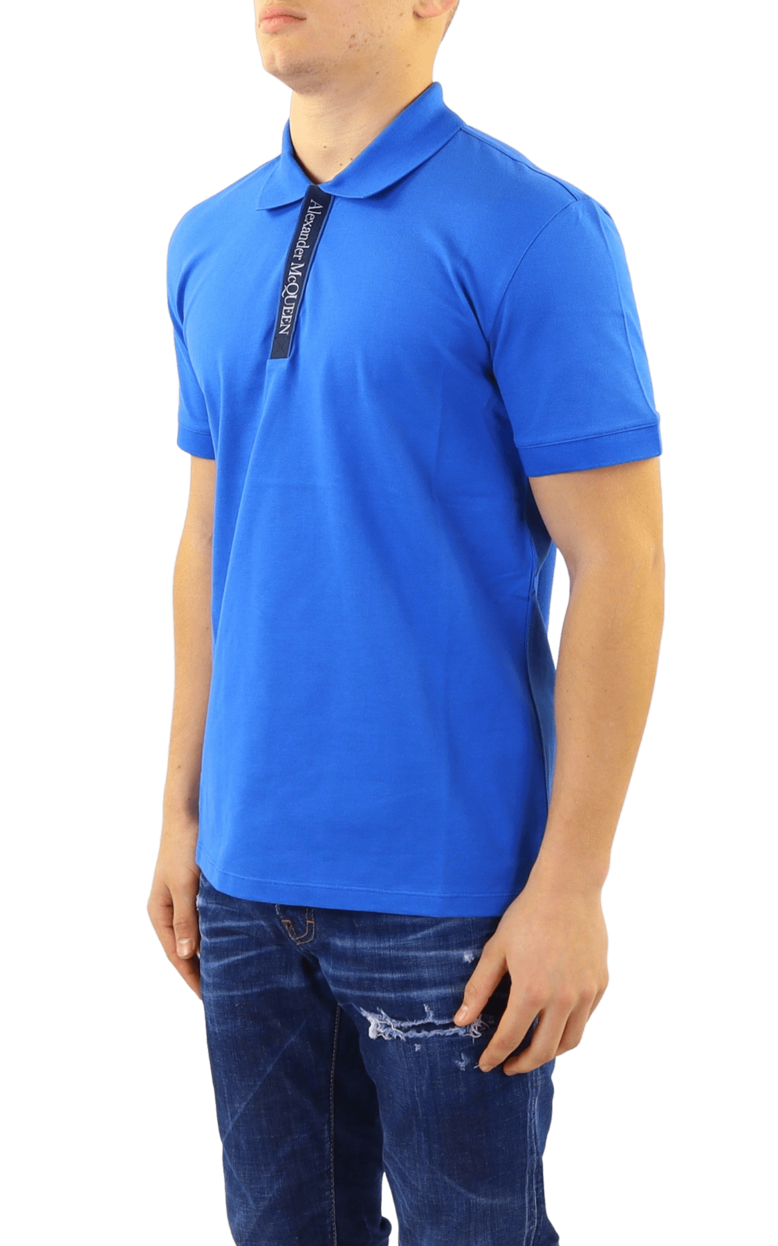 Heren Logo Tape Polo