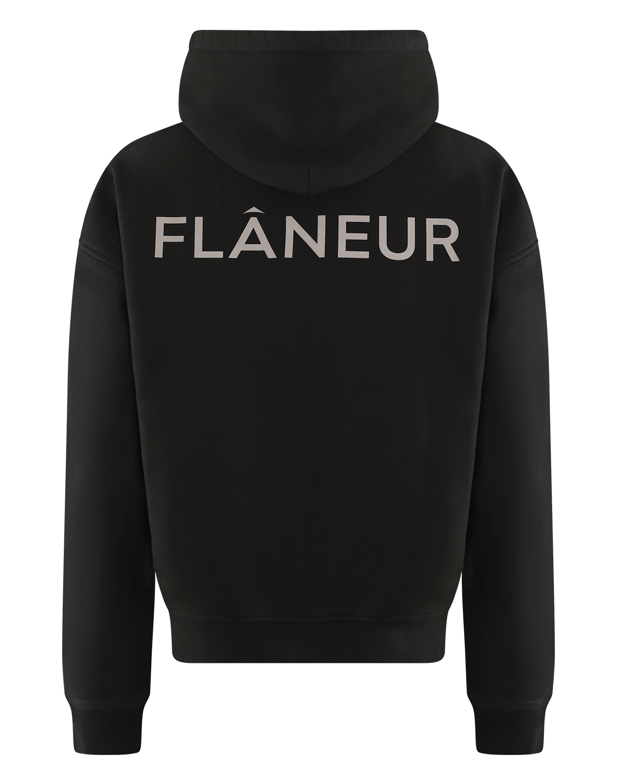FLÂNEUR Heren Double Logo Washed Hoodie - Eleganza.nl