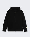 Herren Gebreide sweater met rits Schwarz