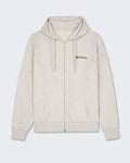 Herren Signature Zip Up Hoodie mit Reißverschluss und Kapuze in Grau