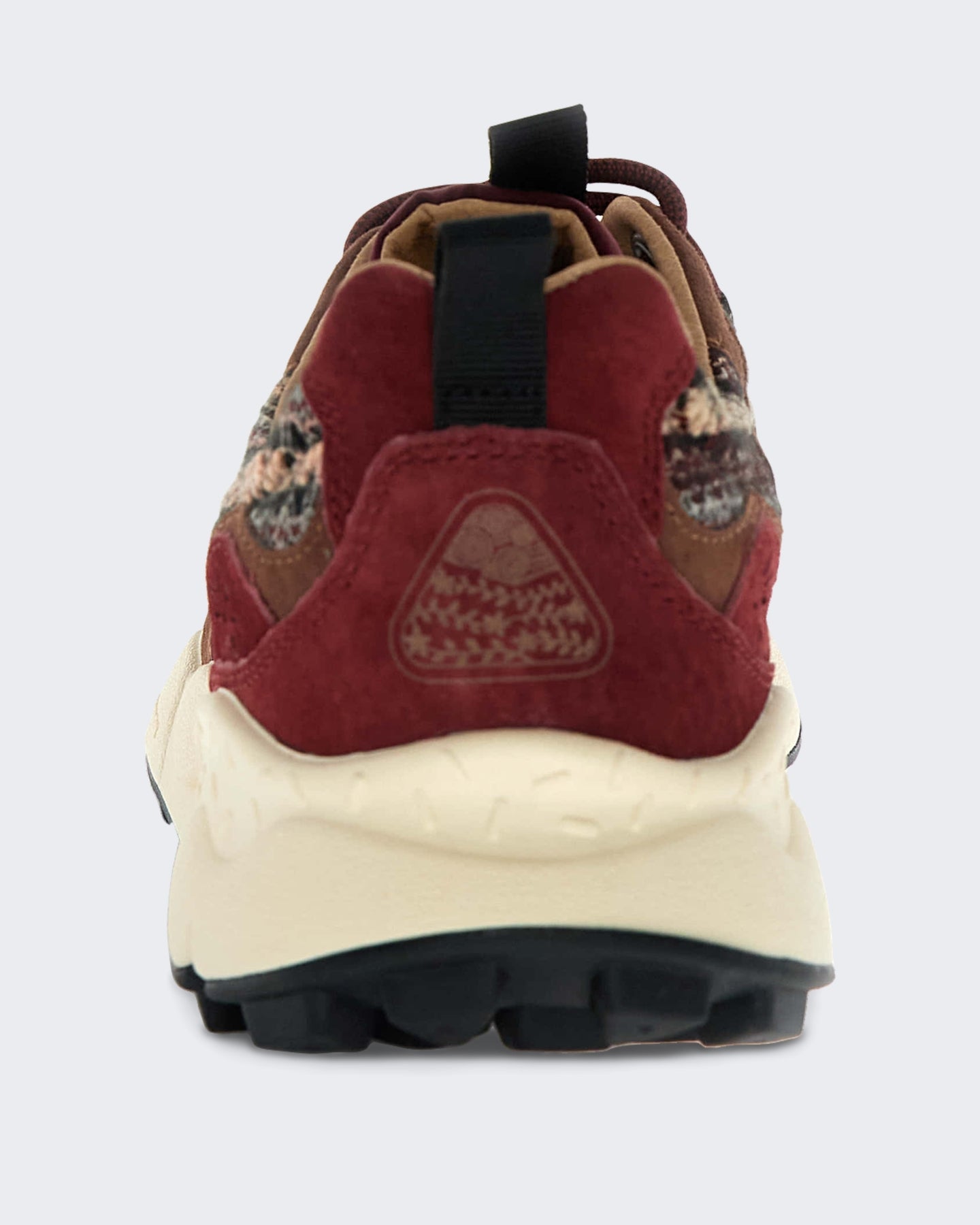 Flower Mountain Dames Lage sneaker met veters Rood - Eleganza.nl