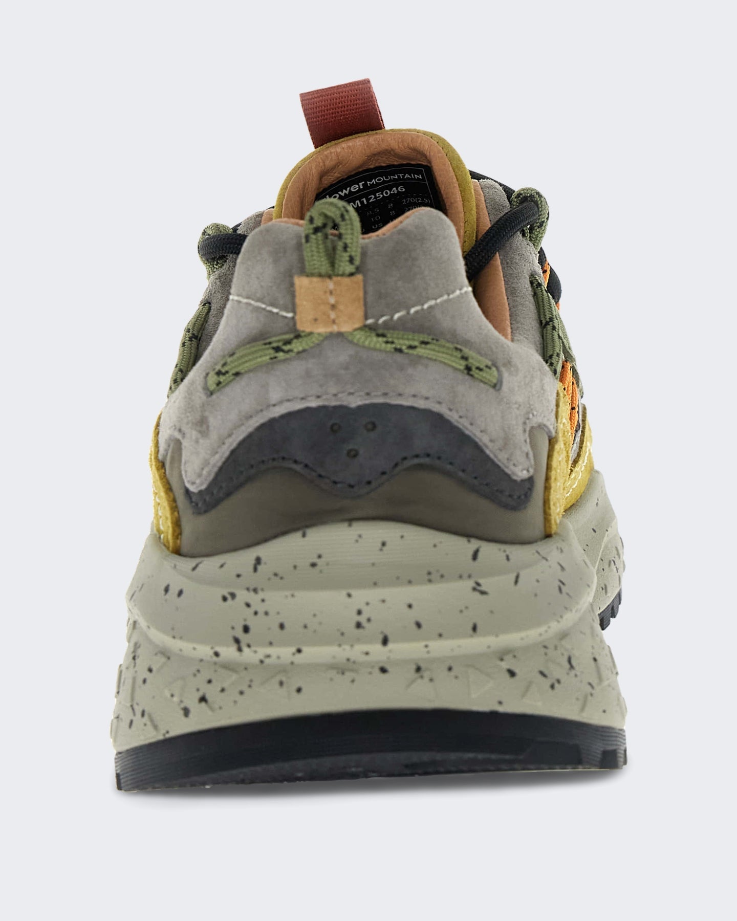 Flower Mountain Heren Leren sneaker met vetersluiting Bruin - Eleganza.nl