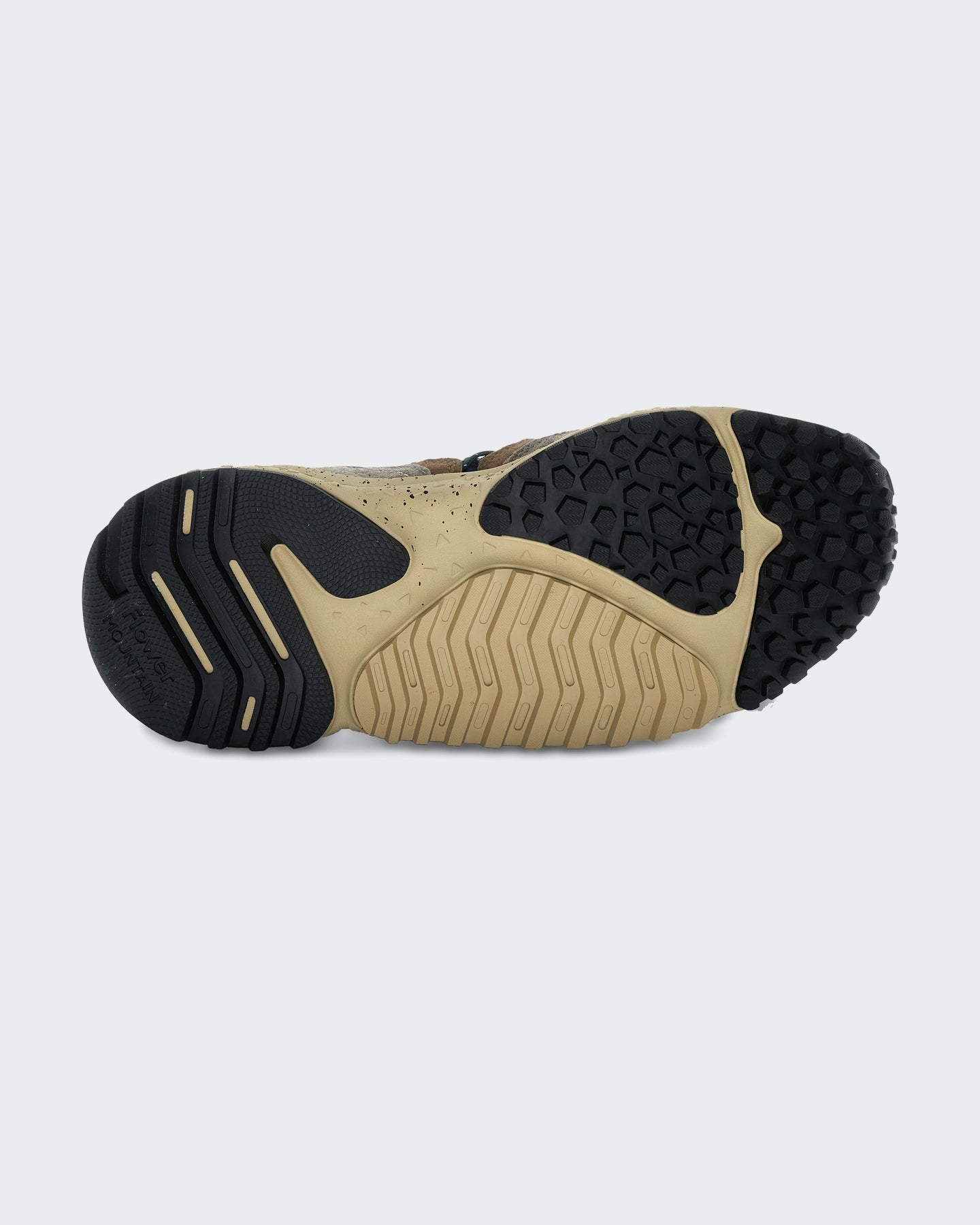 Flower Mountain Heren Robuuste herensneaker met suède details Bruin - Eleganza.nl