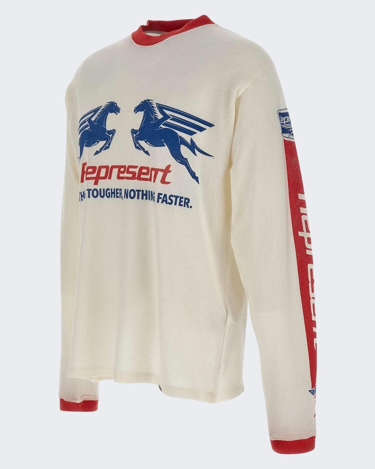 Heren Mesh Pegasus Long Sleeve T-Shi