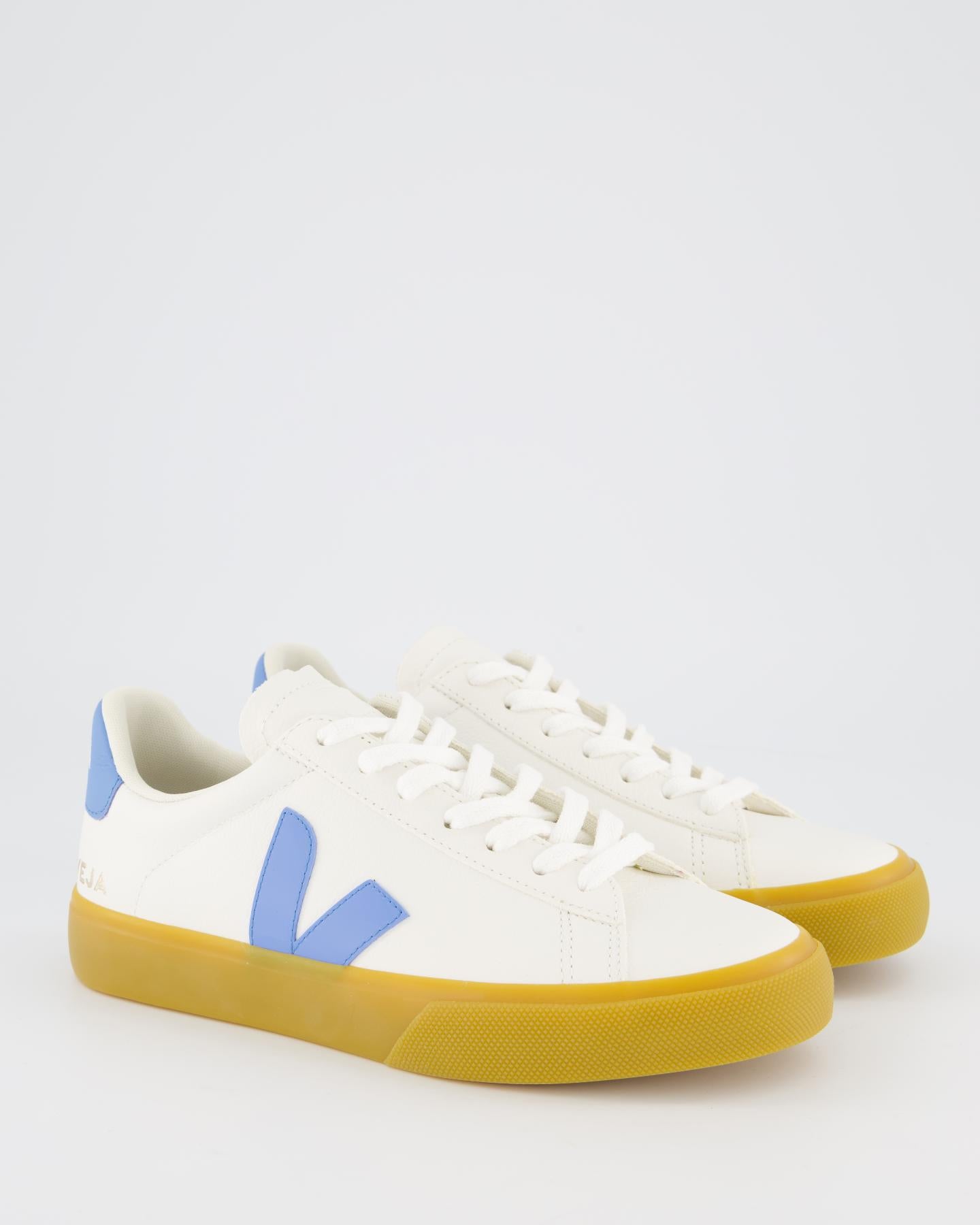 Dames Campo Sneaker Wit/Blauw