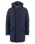 Woolrich Herren Polar High Collar Parka Blau