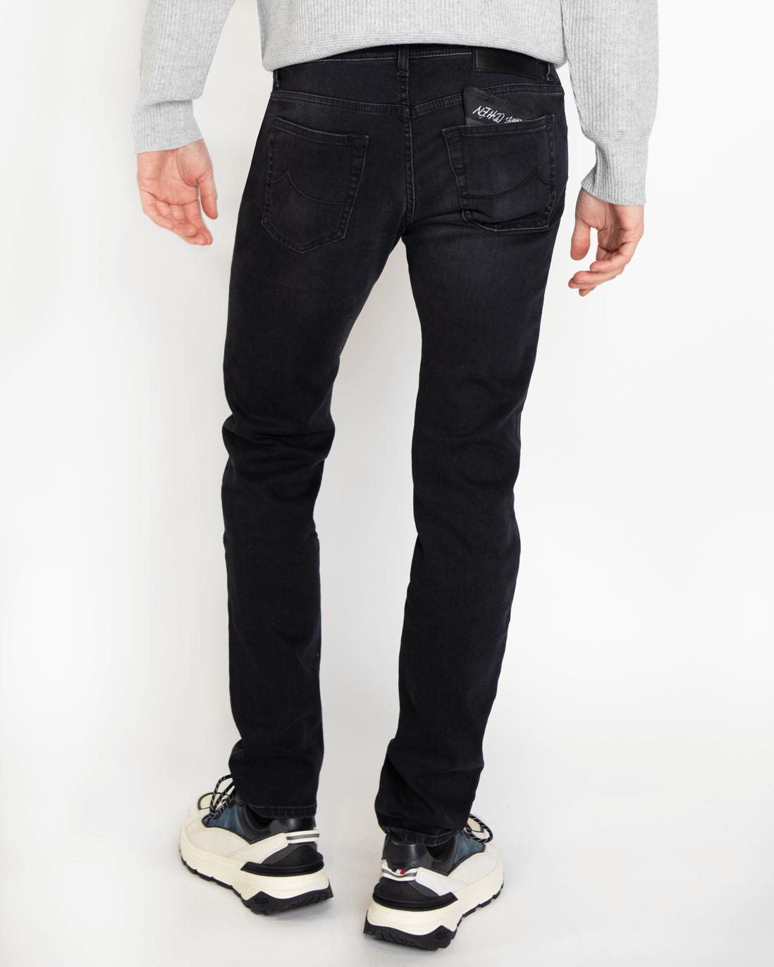 Heren Nick Slim Fit Jeans Zwart