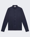 Herren Interlock Supima Hemd Langarm — huidige kleur