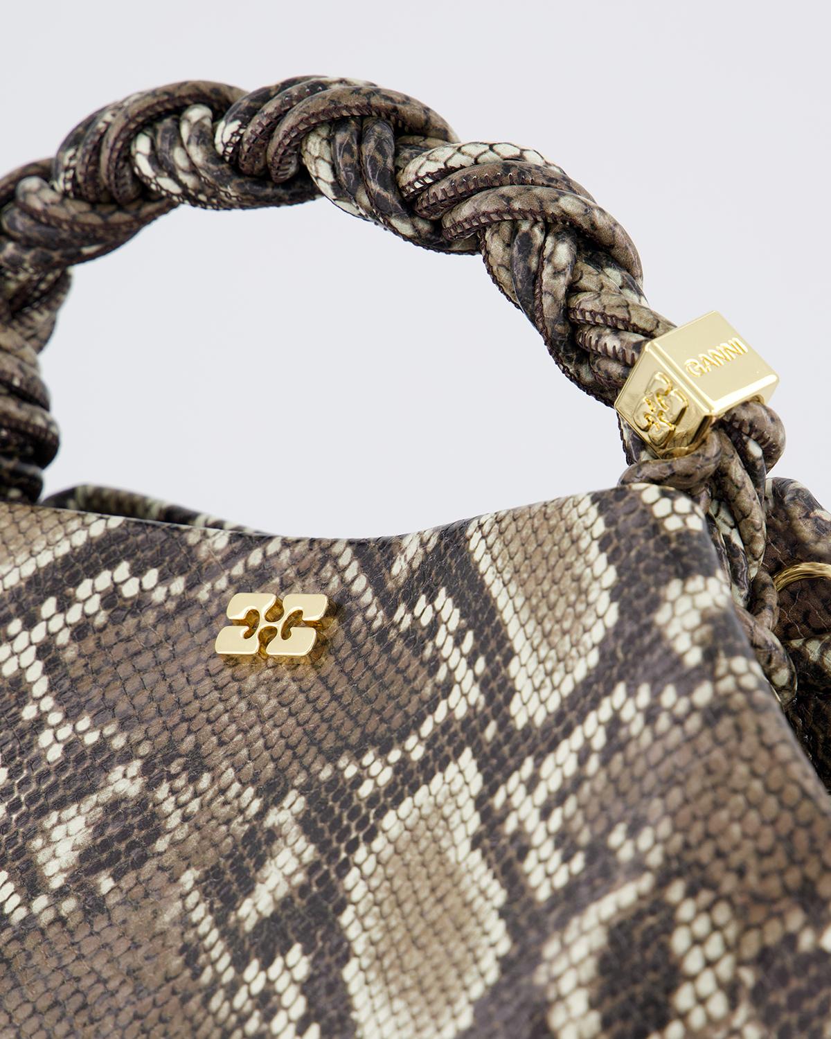 Ganni Dames Bou Bag Small Snake - Eleganza.nl
