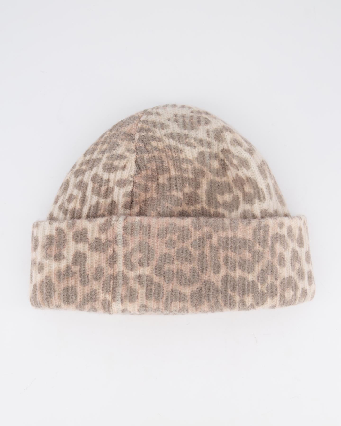 Ganni Heren Graphic Wool Beanie - Eleganza.nl