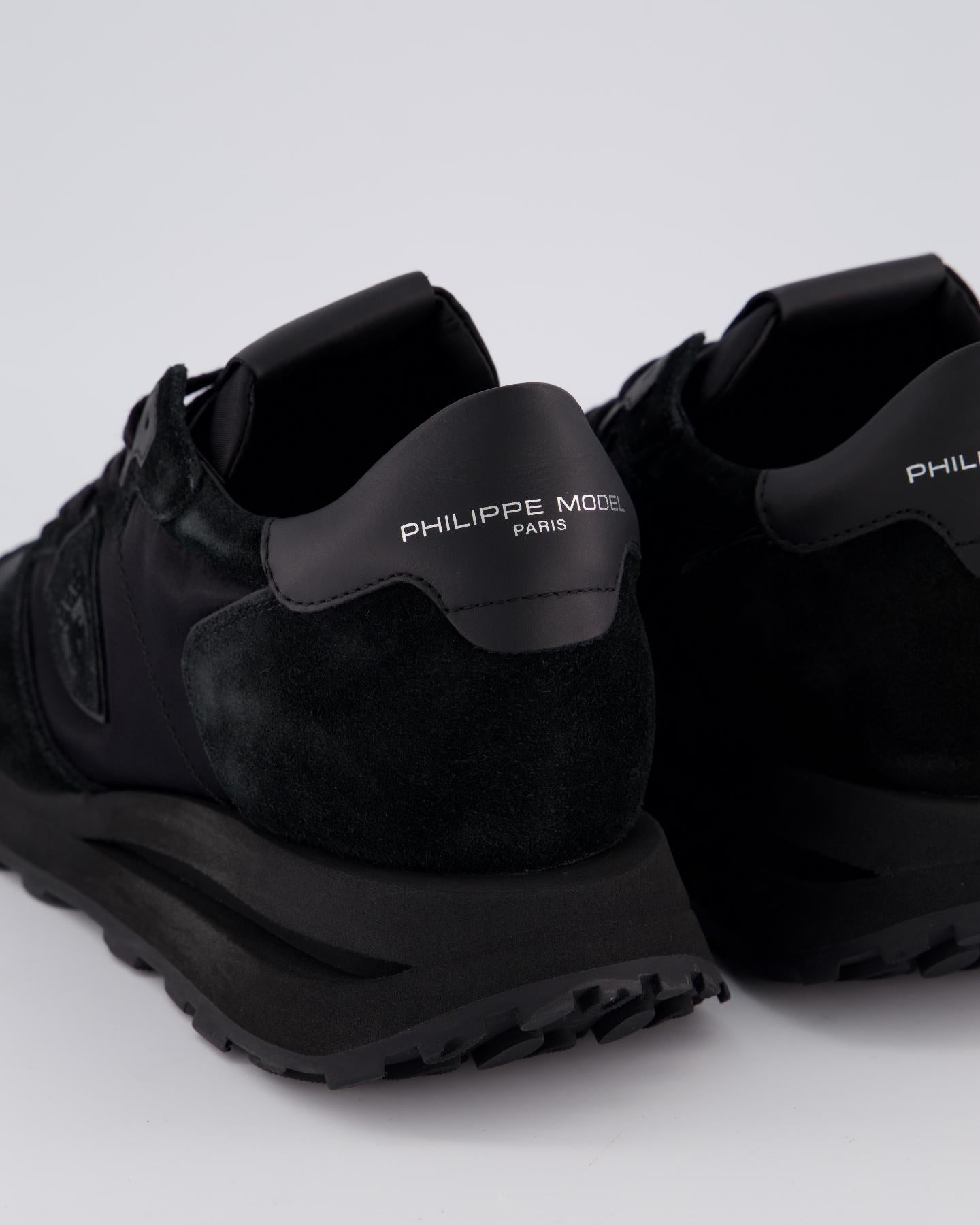 Heren Tropez Haute Sneaker Zwart