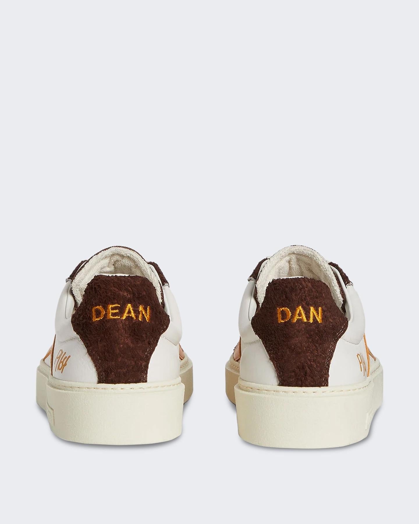 Dsquared2 Heren Rider Sneaker Bruin/Oranje