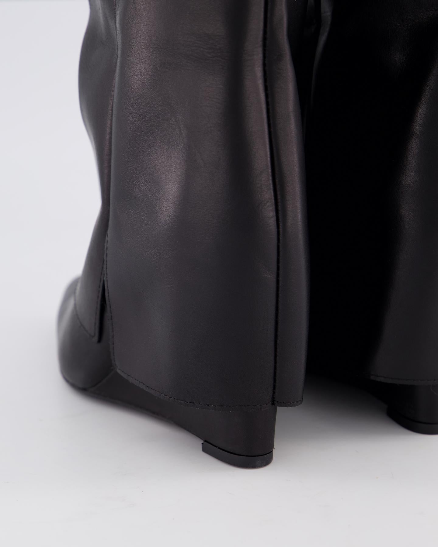 Gibaldi Dames Studded Leather Wedge Boot - Eleganza.nl