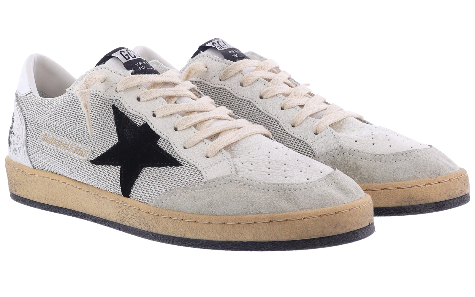 Heren Ball Star Sneaker Wit/Net