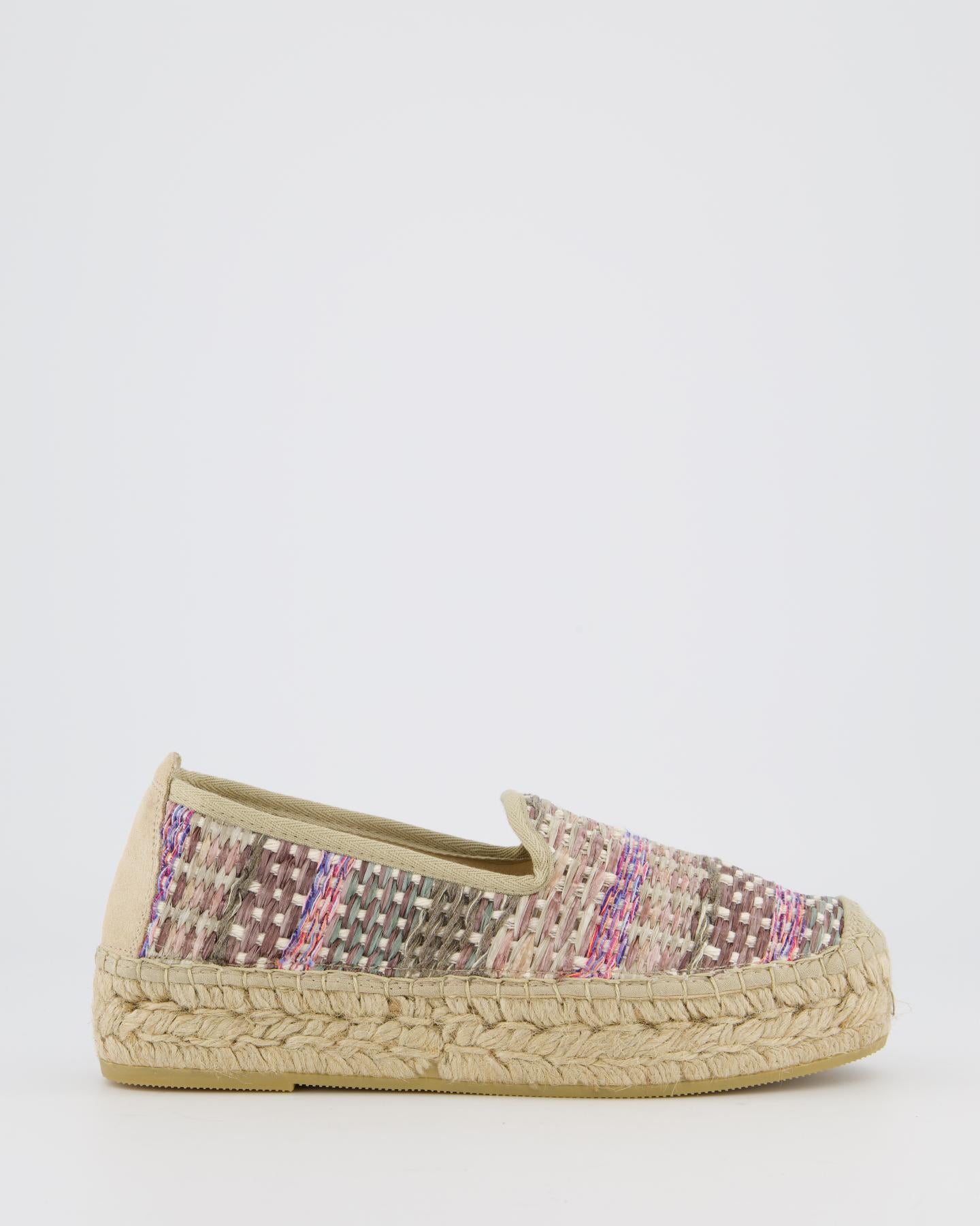 Dames Carmen Loafer Beige/Raffia