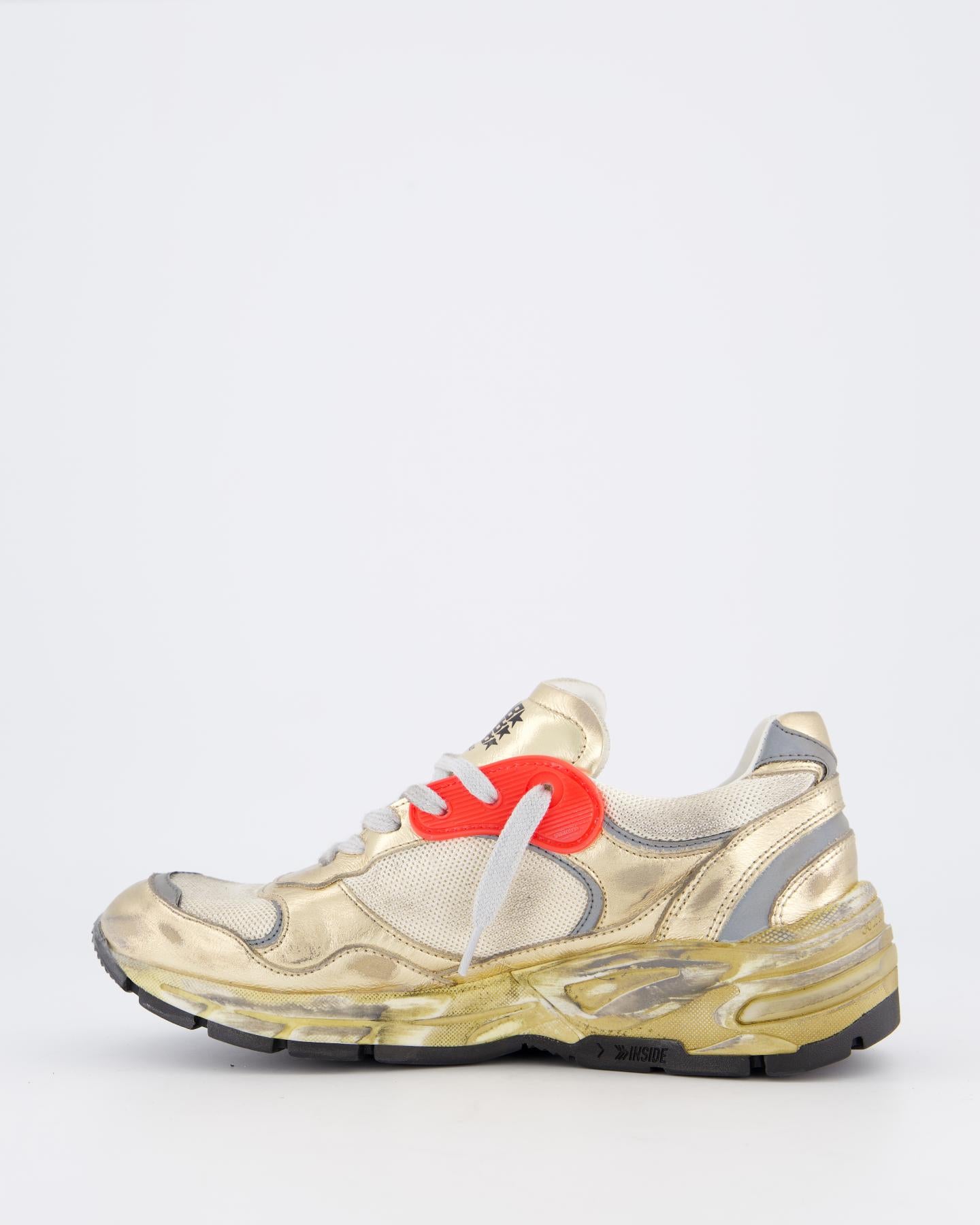 Dames Running Dad Sneaker Metallic