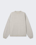 Damen Grauer Pullover mit Rundhals Grau
