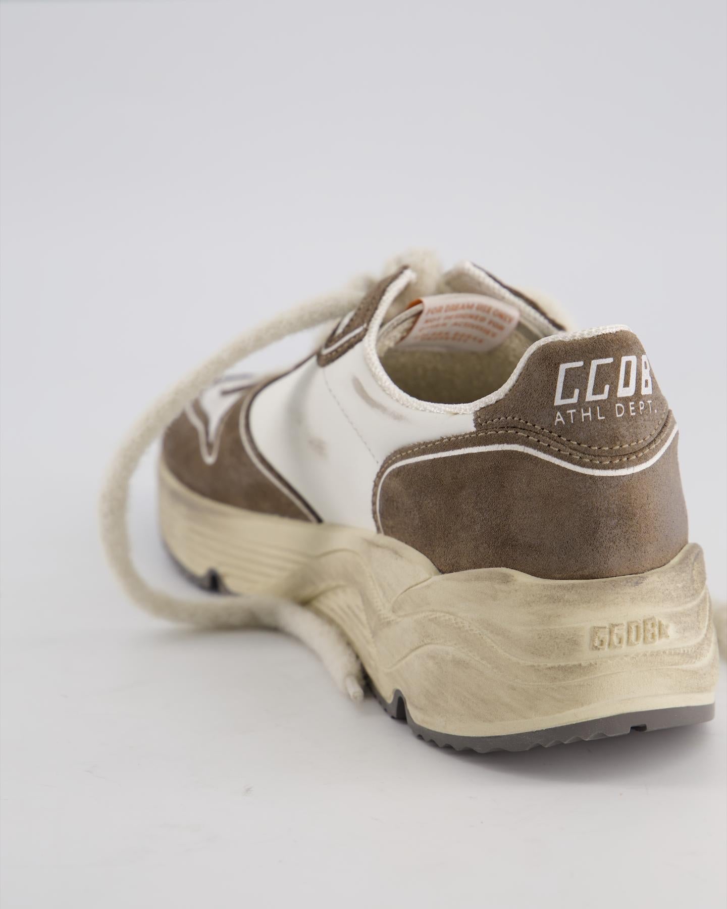 Golden Goose Dames Running Sole Sneaker Bruin - Eleganza.nl