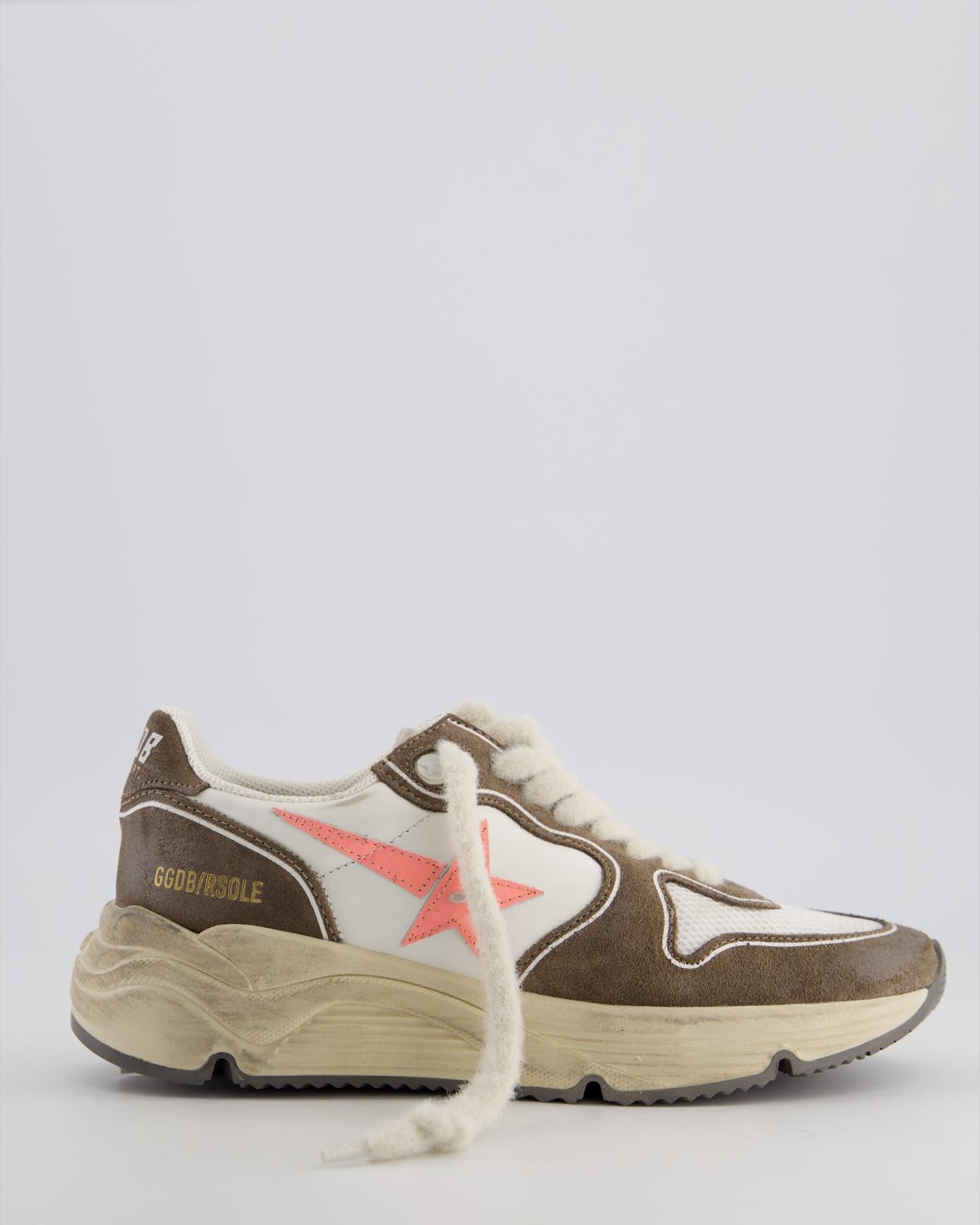Golden Goose Dames Running Sole Sneaker Bruin - Eleganza.nl