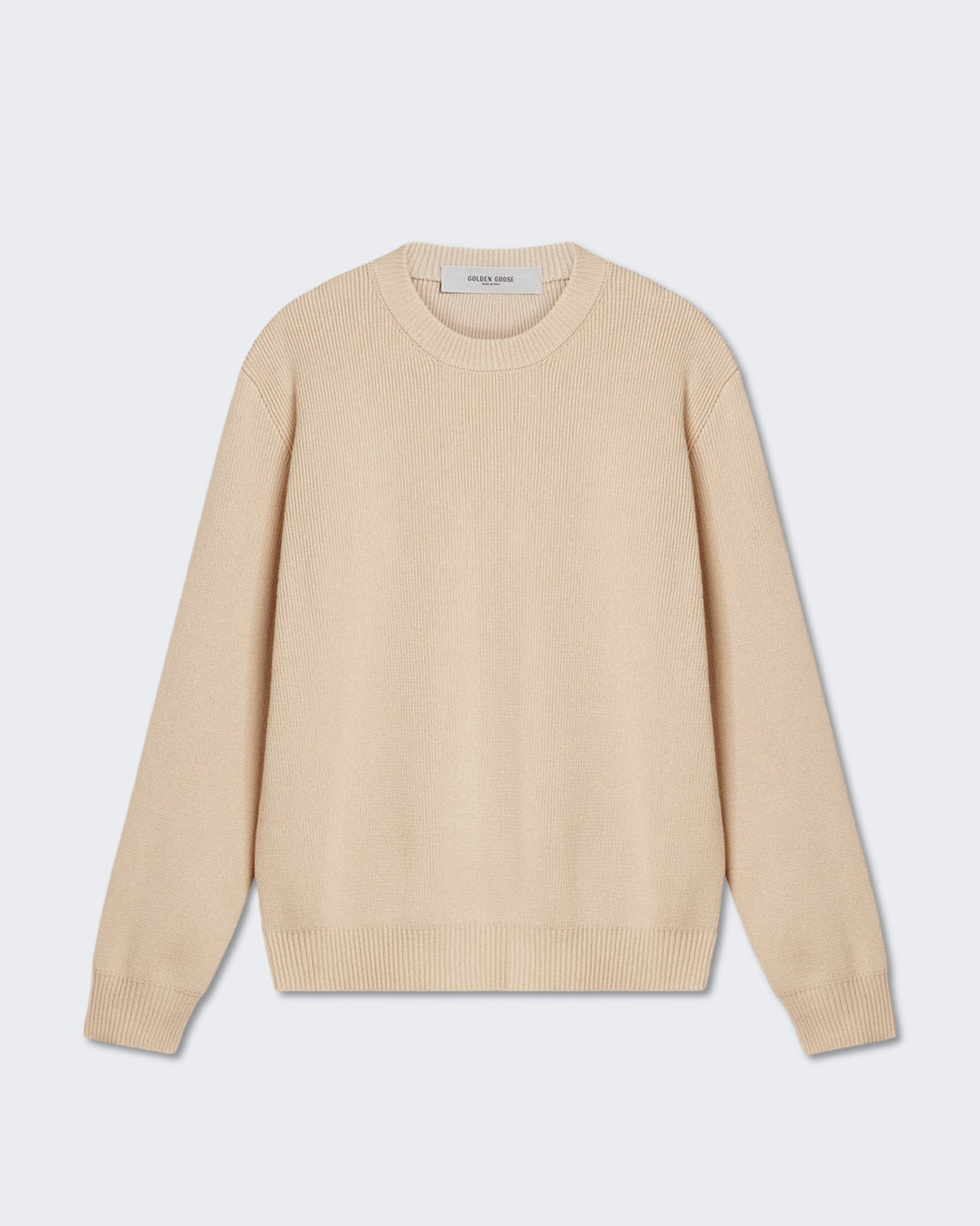Golden Goose Dames Sweater in luxe uitvoering Beige - Eleganza.nl