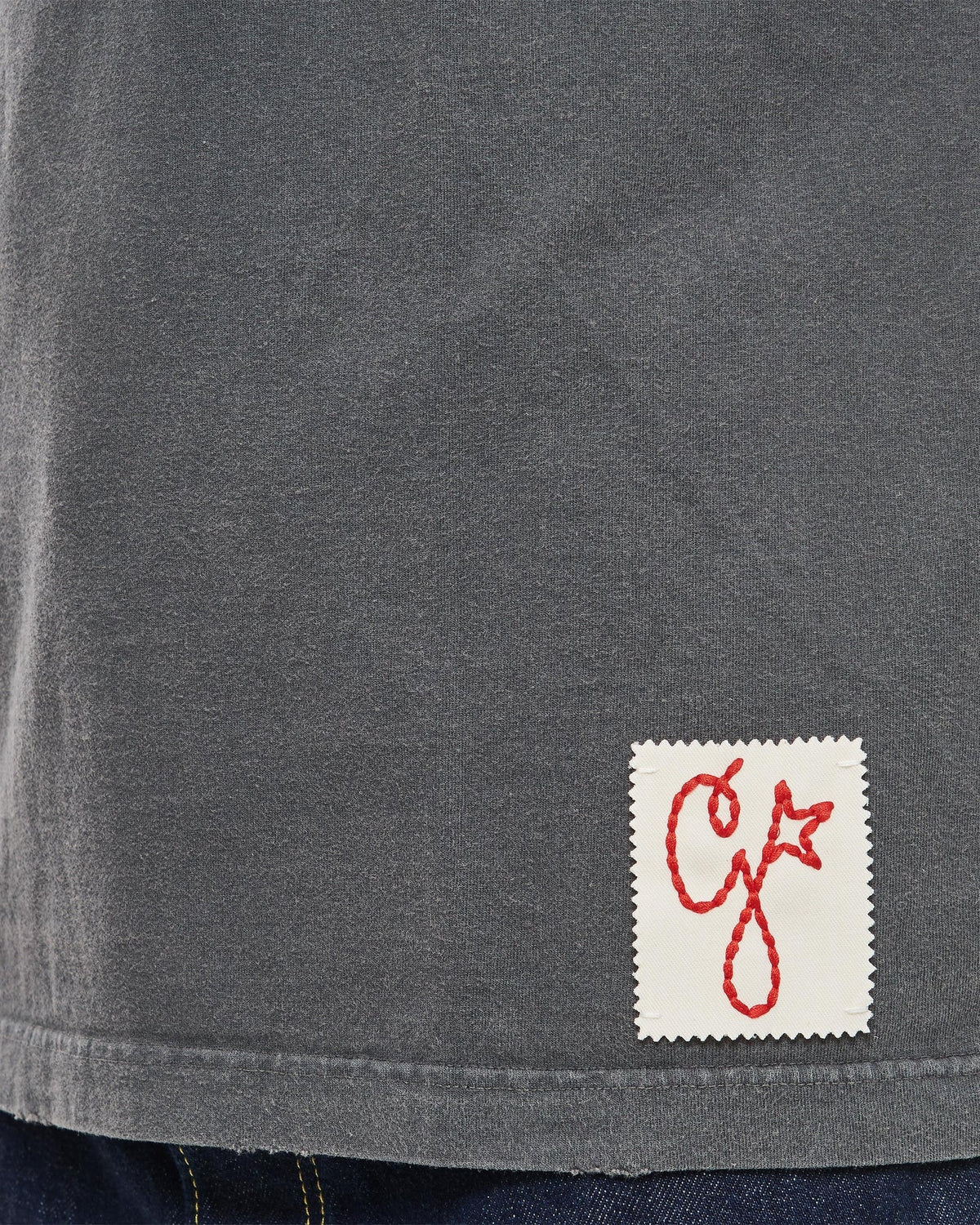Golden Goose Heren Regular T-Shirt Antraciet - Eleganza.nl