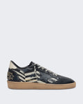 Herren Sneaker schwarz Leder