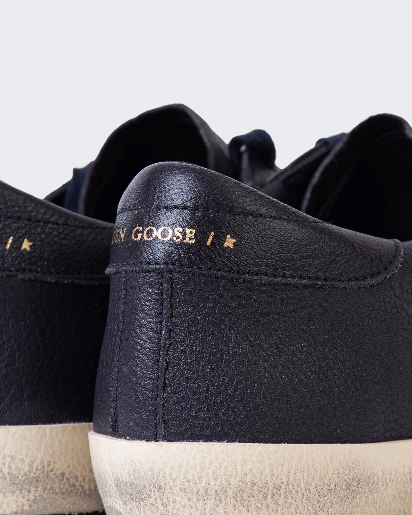 Golden Goose Heren Super-Star Leather Blauw - Eleganza.nl
