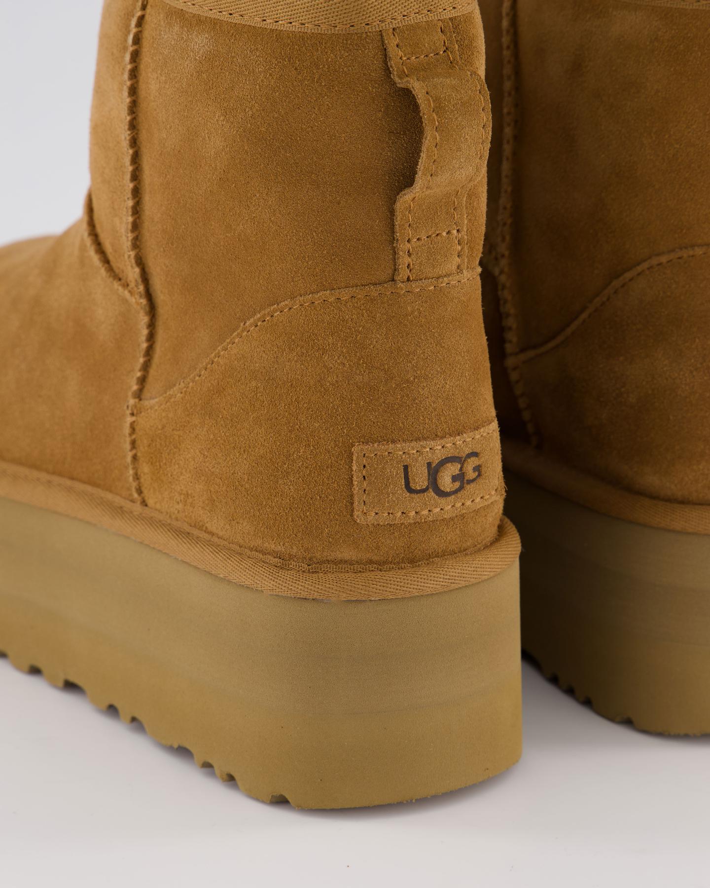 Dames Classic Mini Platform Chestnut