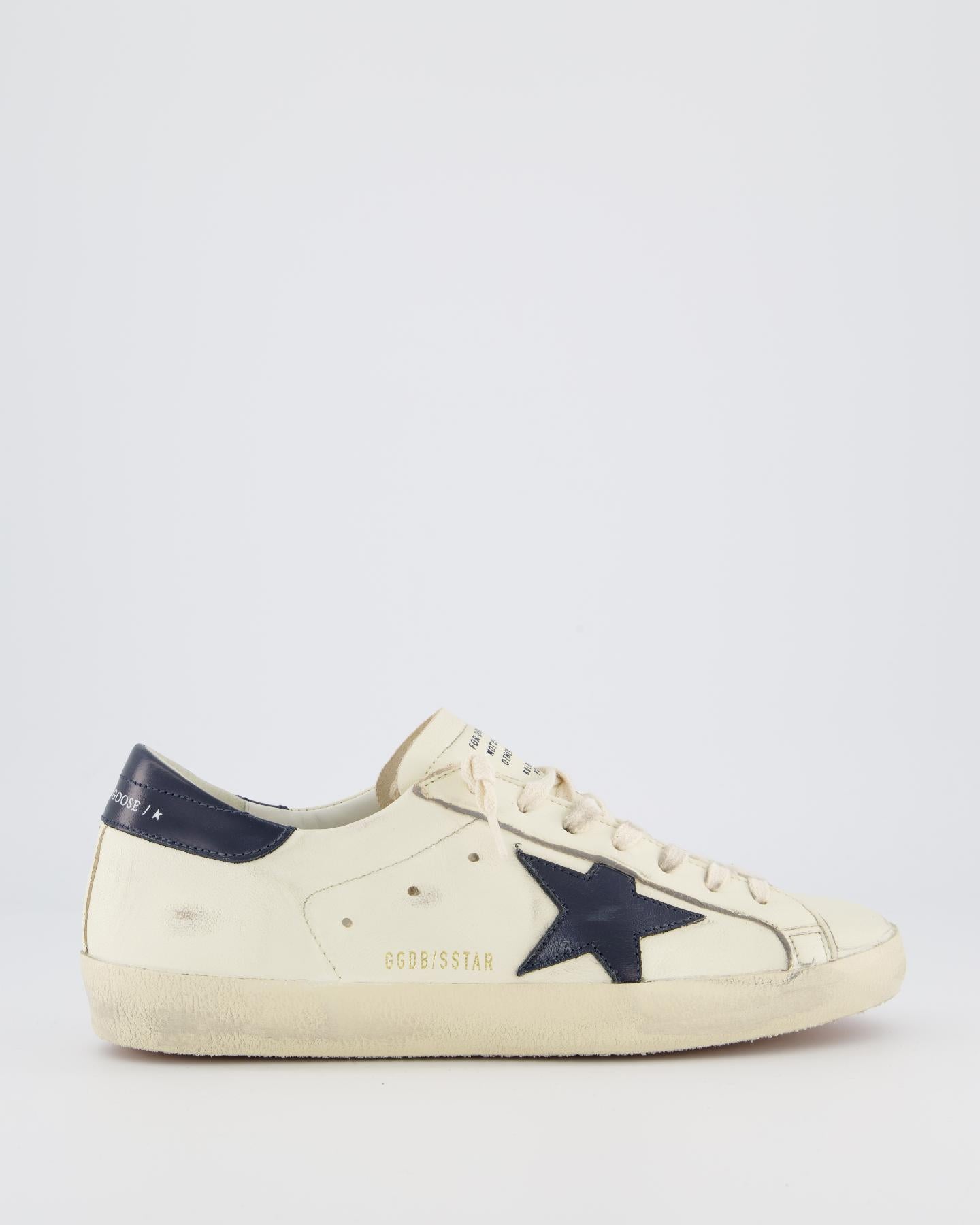 Heren Super-Star Sneaker Wit/Blauw