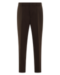 Herrenhose mit Logo-Patch, Braun — huidige kleur