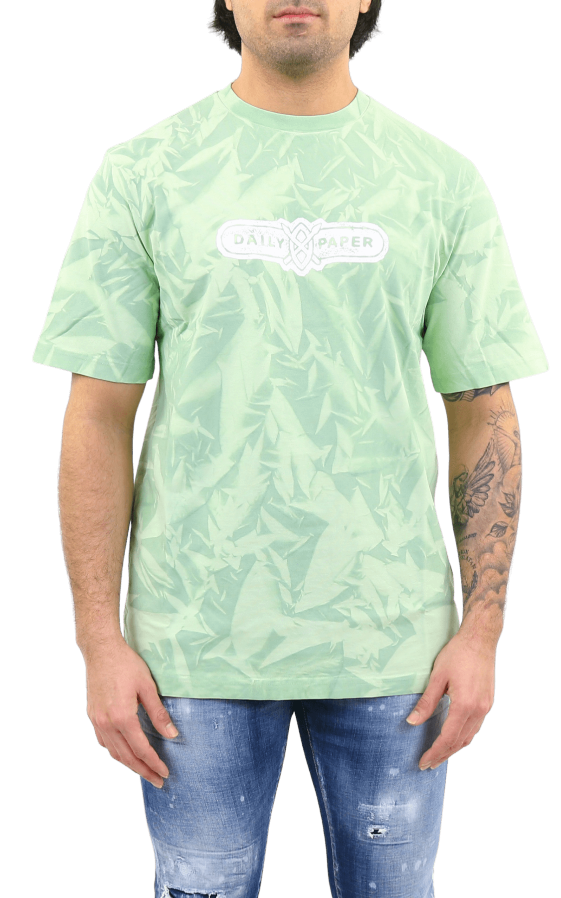 Heren Menef T-Shirt Groen