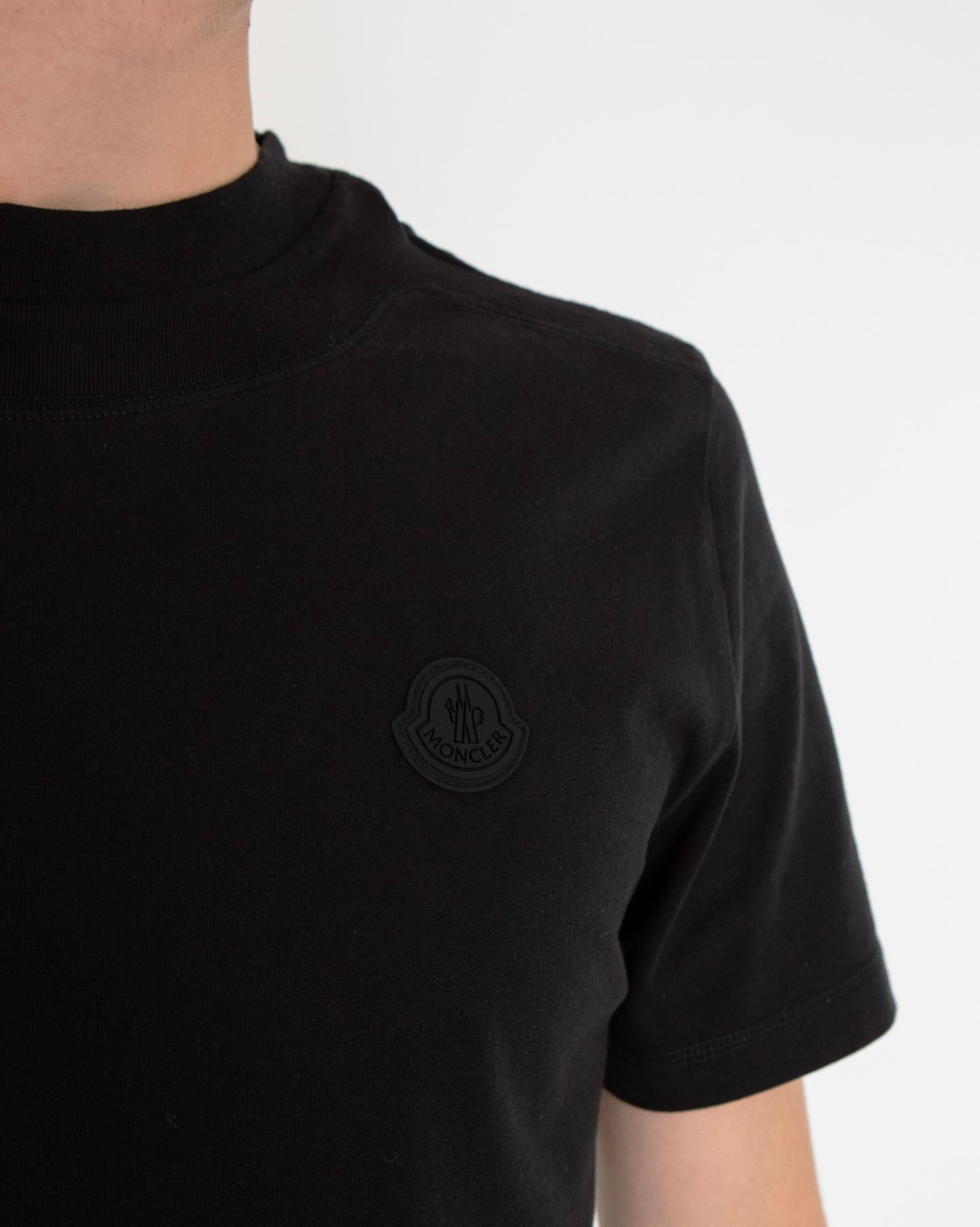 Heren Logopatch T-Shirt Zwart