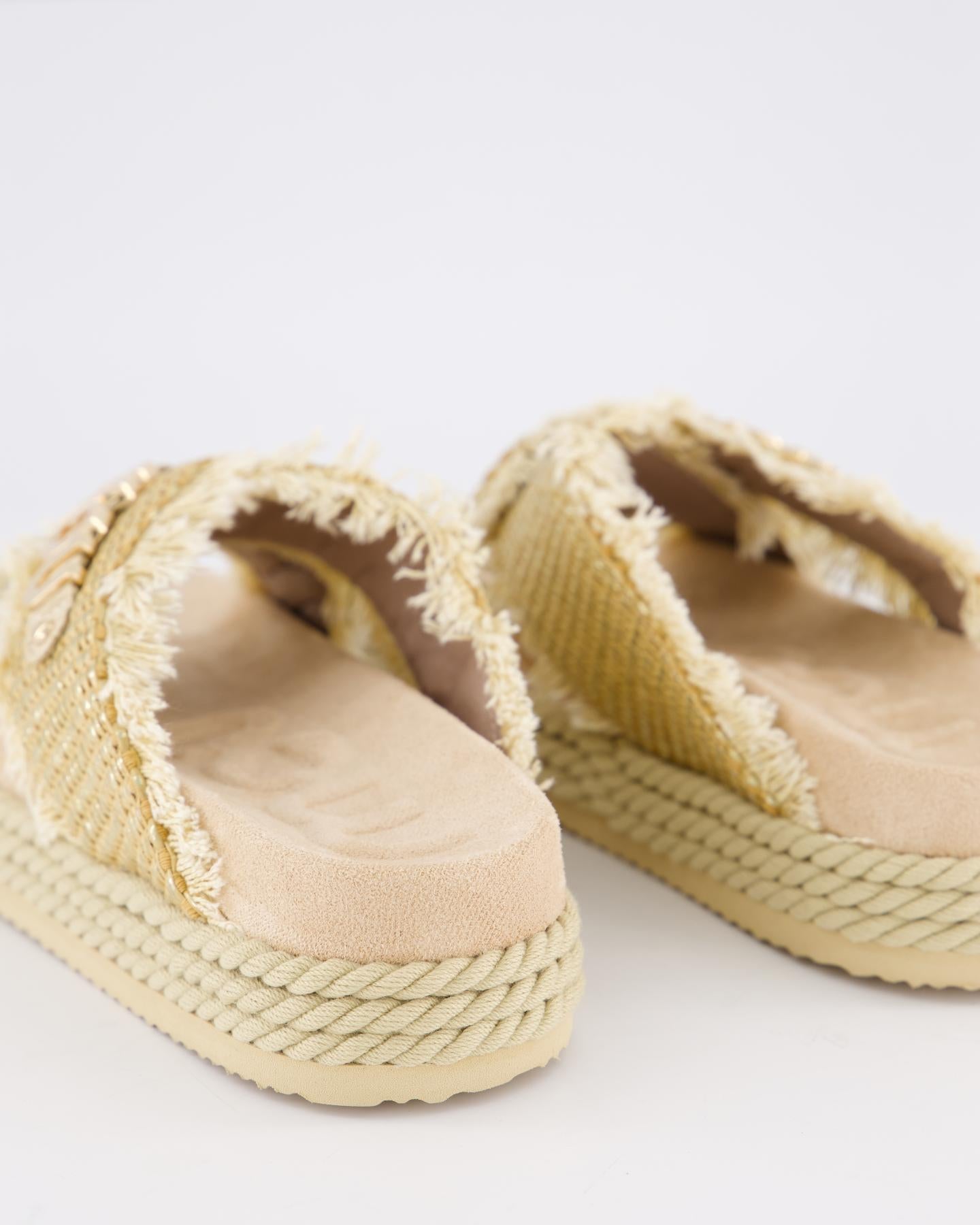 Dames Criss-Cross Rope Sandal