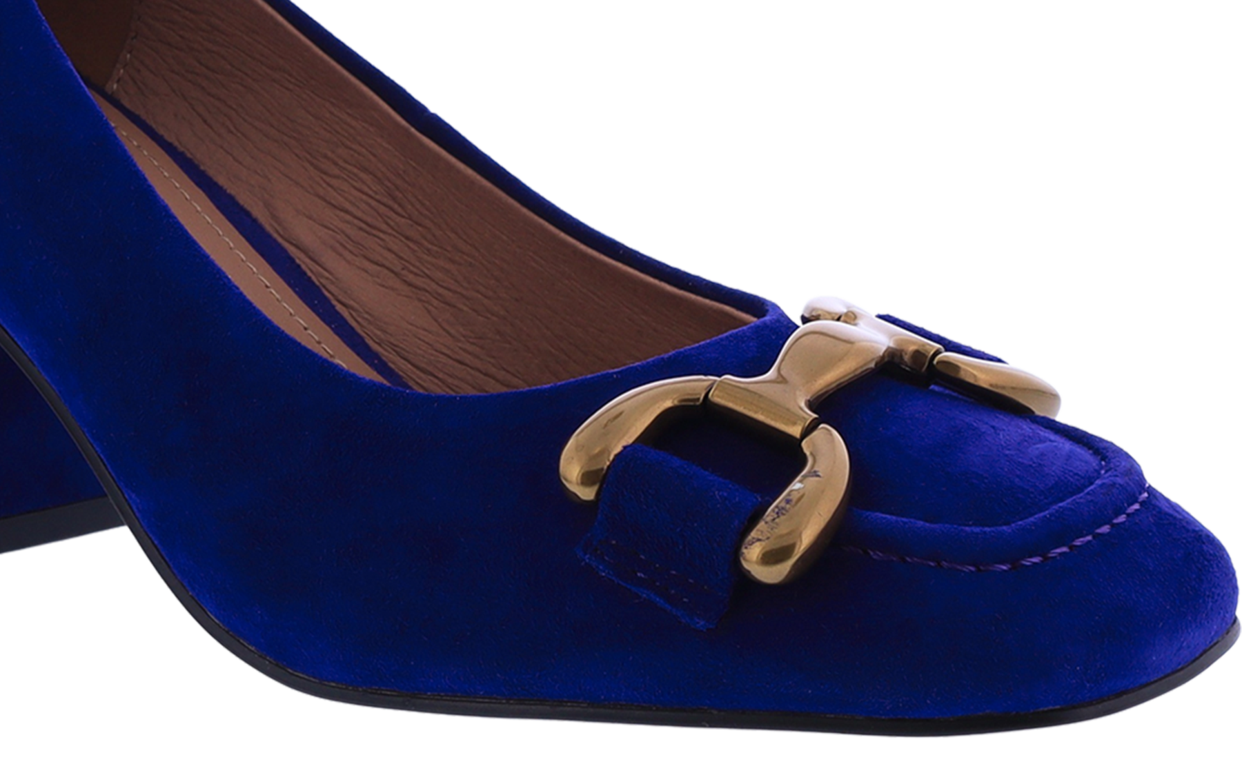 Dames Amber Suede Pump Blauw