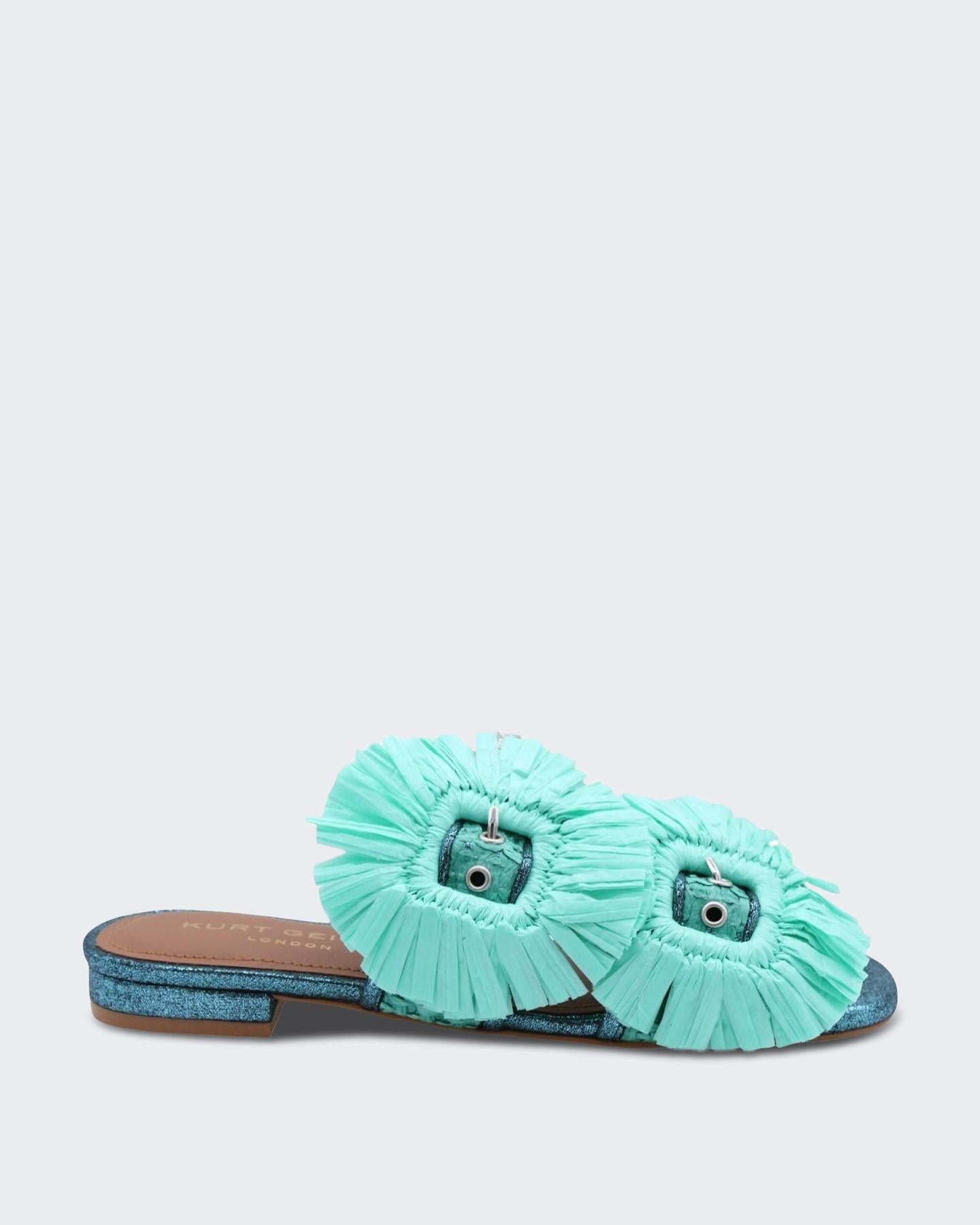 Kurt Geiger Dames Raffia Buckle