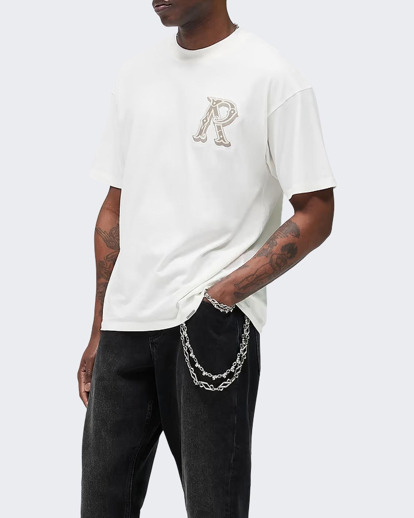 Heren Western Initial T-Shirt