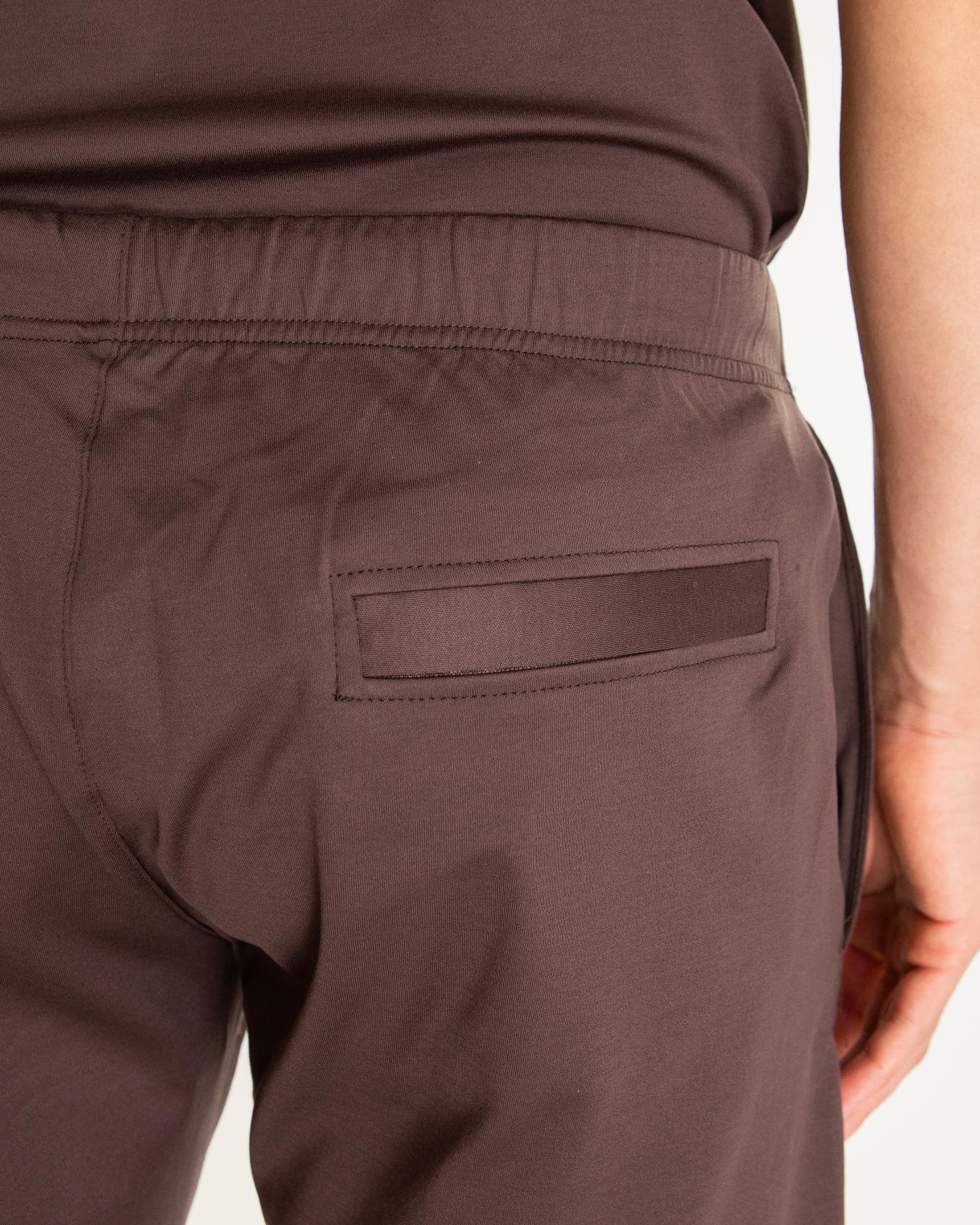 Heren Supima Sport Short Bruin