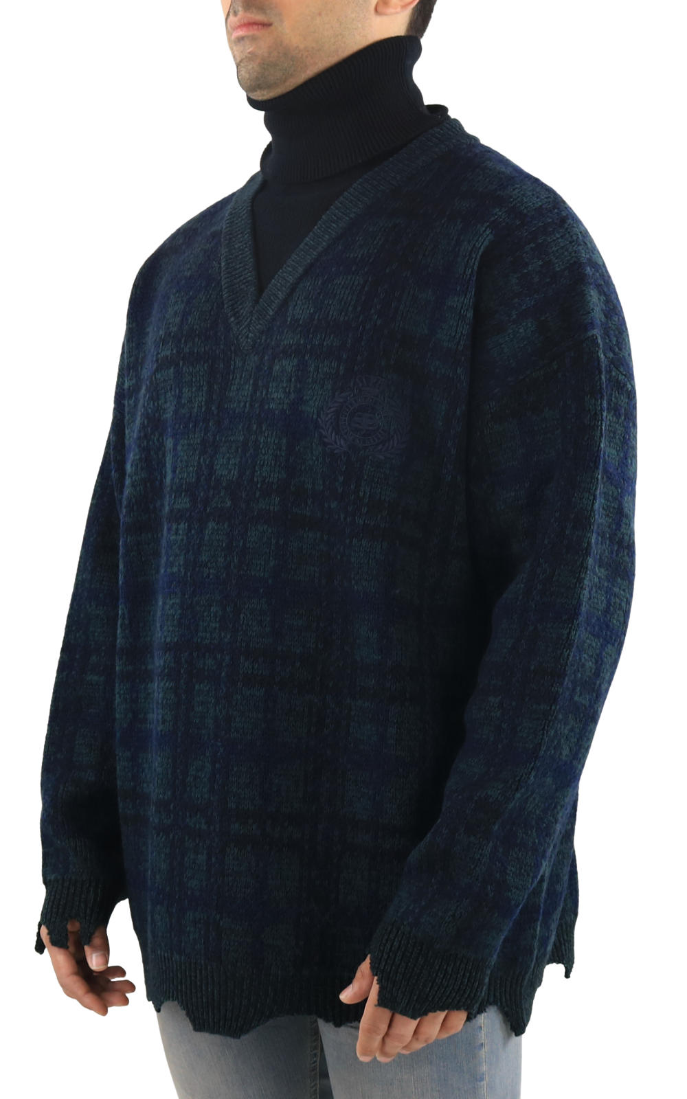 Heren Layered Turtleneck