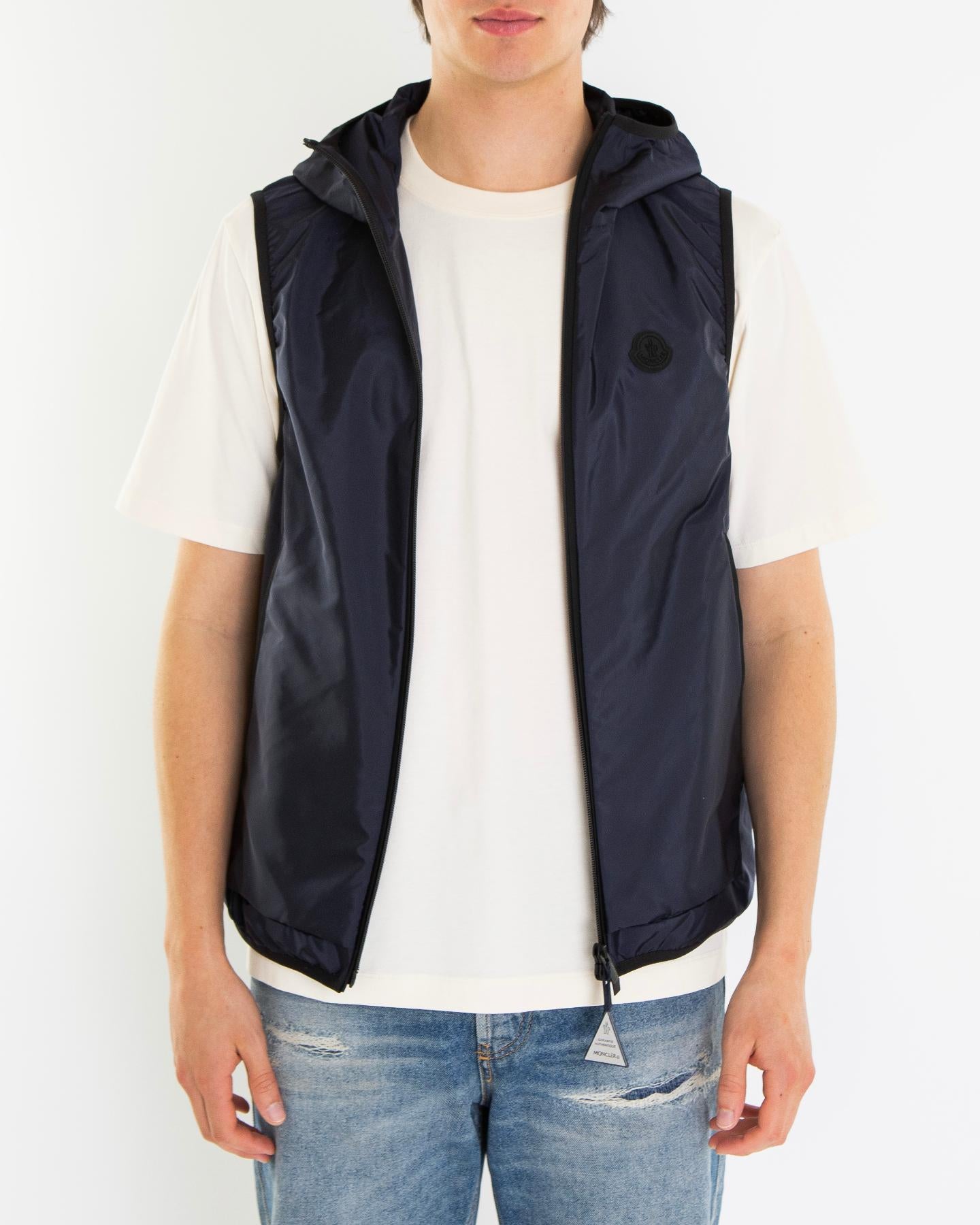 Heren Moretan Vest Blauw