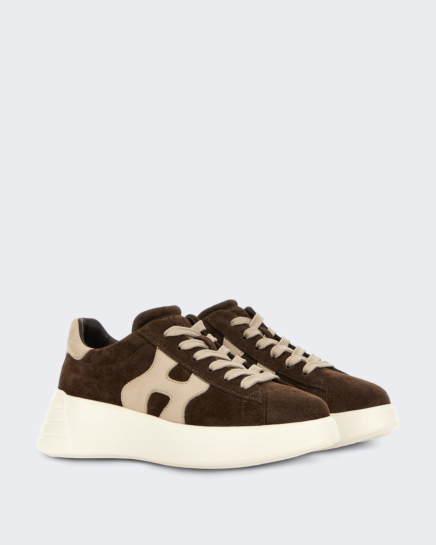 Hogan Dames Sneaker - Hogan Rebel H562 Allacciato H-White Wit (2) - Eleganza.nl