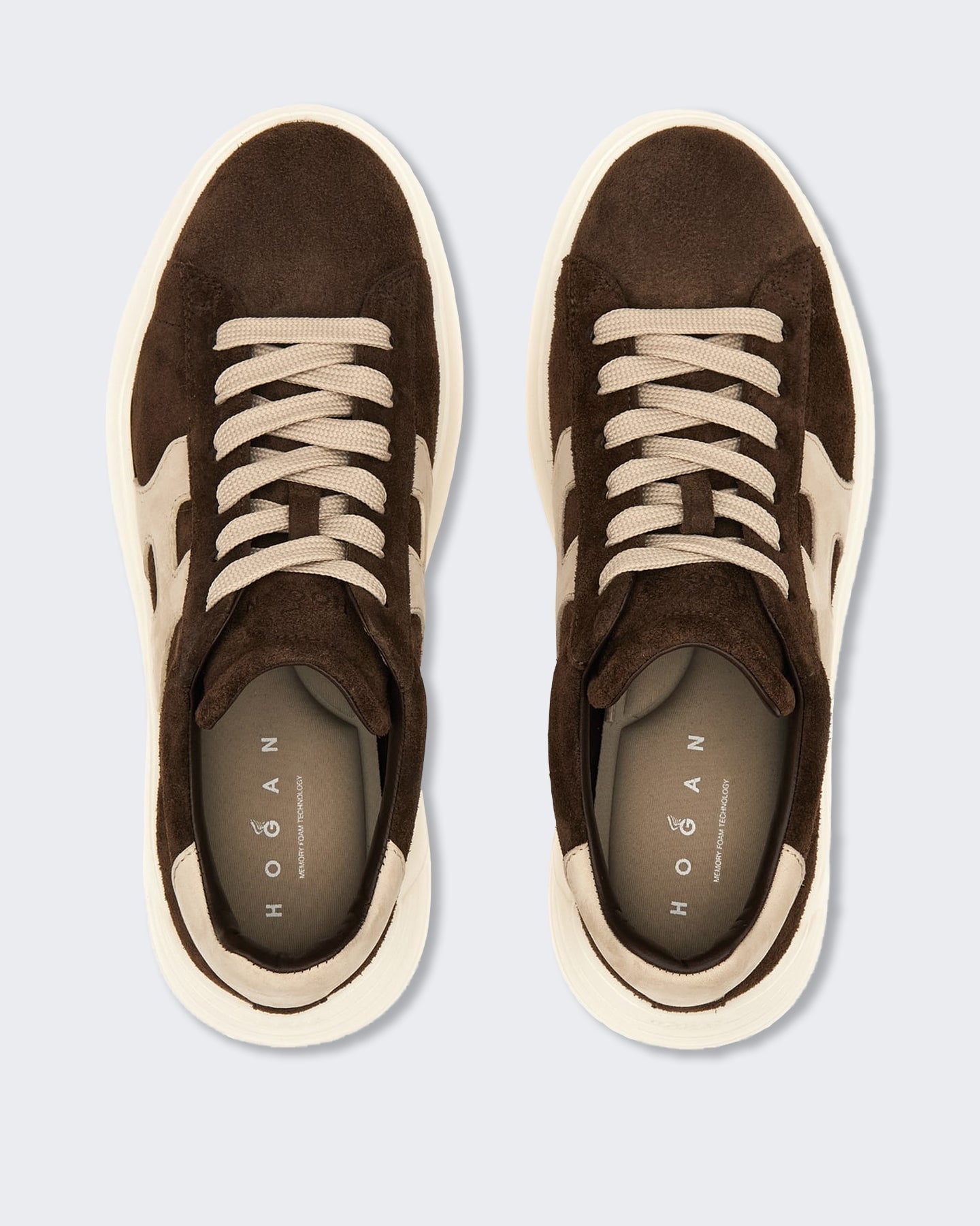 Hogan Dames Sneaker - Hogan Rebel H562 Allacciato H-White Wit (2) - Eleganza.nl
