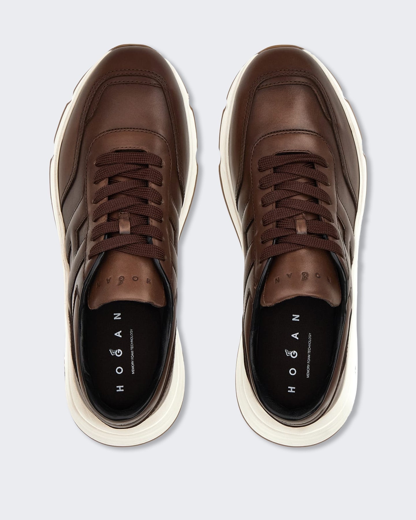 Hogan Heren Sneaker - Hogan Hyperlight Allacciato H-Corteccia Chiaro S013 - Eleganza.nl