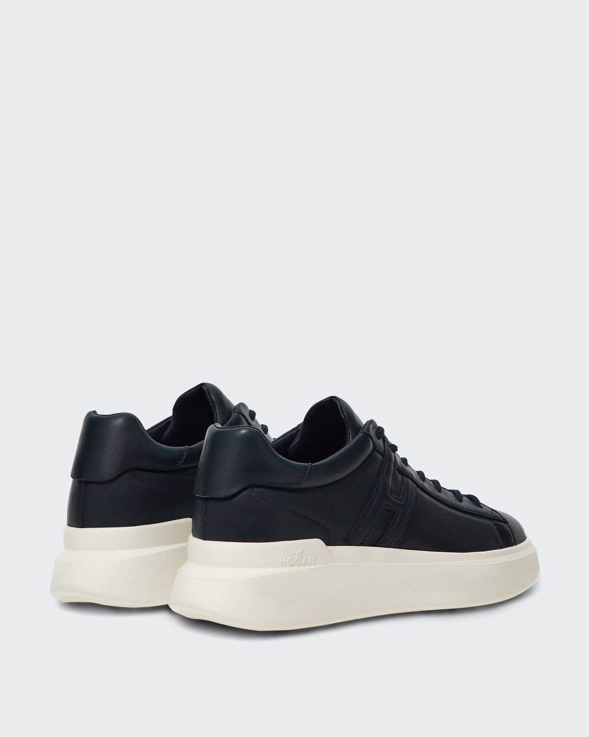 Hogan Heren Veterschoenen sneaker met H-profiel Nachtblauw - Eleganza.nl