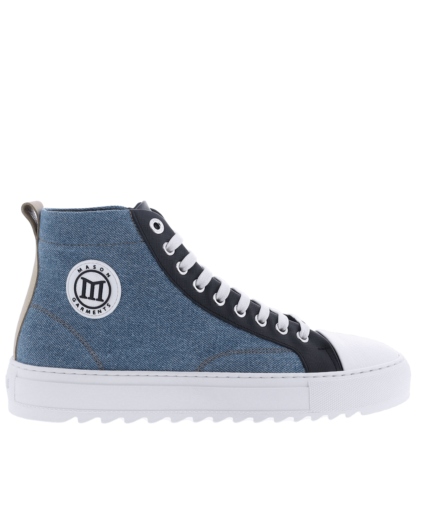 Heren Astro Hightop Sneaker Blauw
