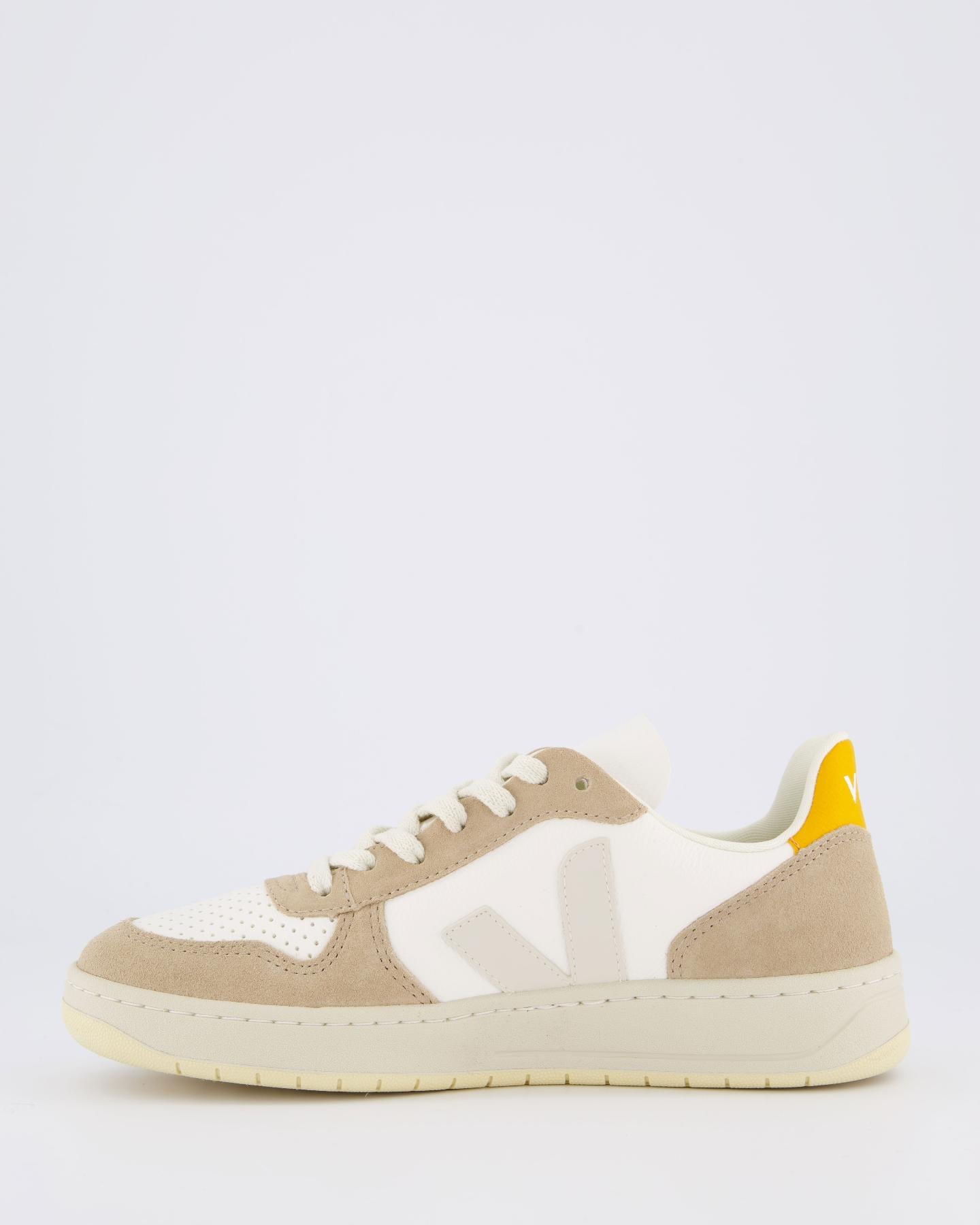 Dames V-10 Sneaker Beige/Wit/Geel