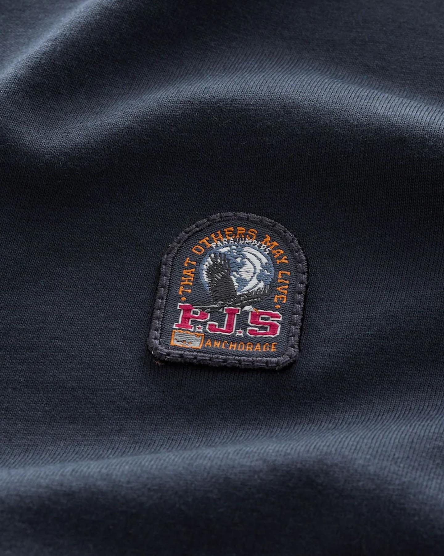 Heren Patch T-Shirt Blauw